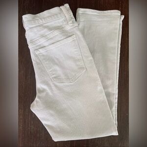 Madewell The High Rise Slim BOY JEAN Stretch 25P White Denim